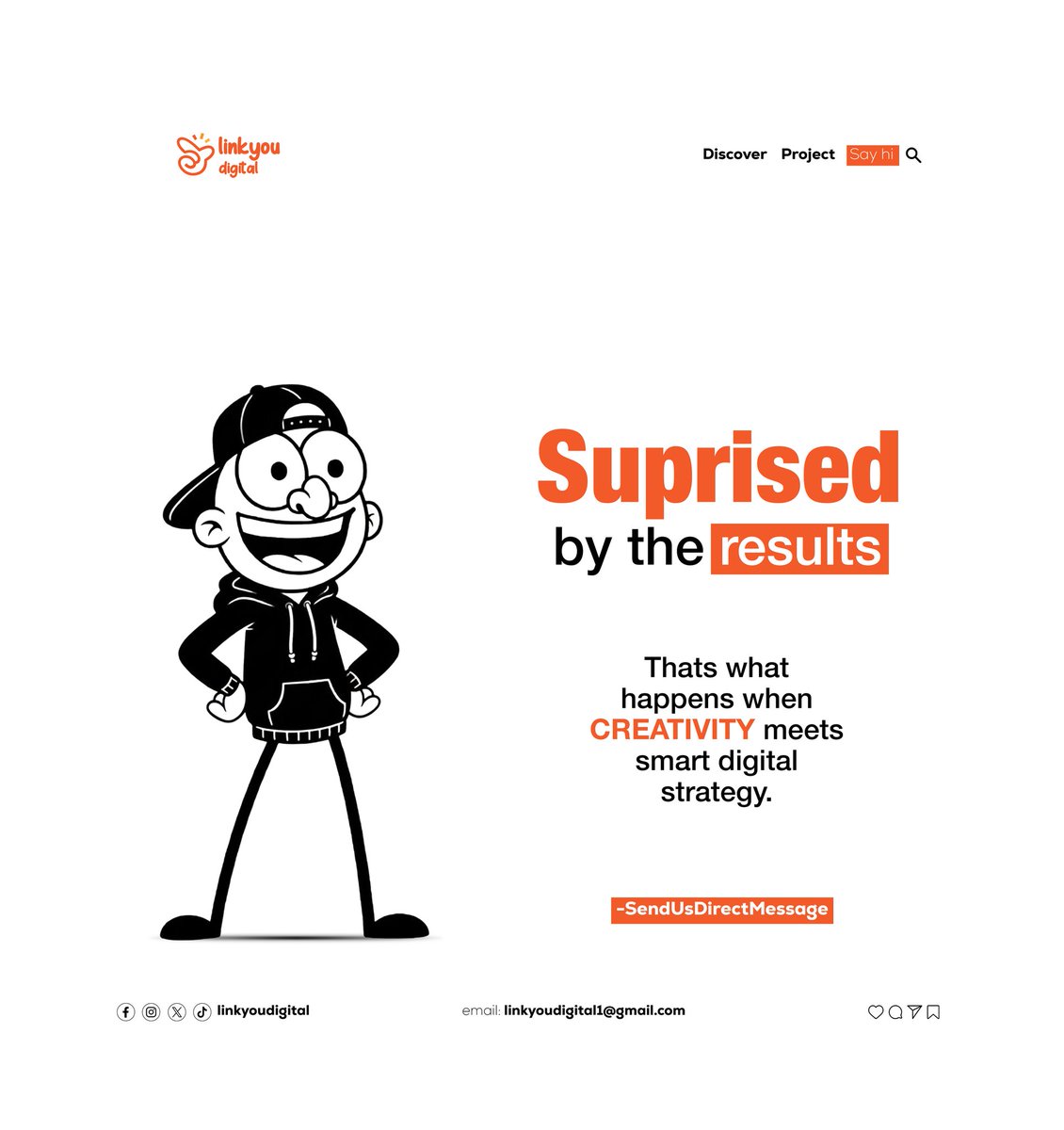 linkyoudigital's tweet photo. Be surprised by the results.
Where creativity meets smart digital strategy. 🚀
Grow your brand, reach more people, and stand out online with LinkYou Digital.

📩 Send us a direct message today! https://t.co/tcAgjfVW36