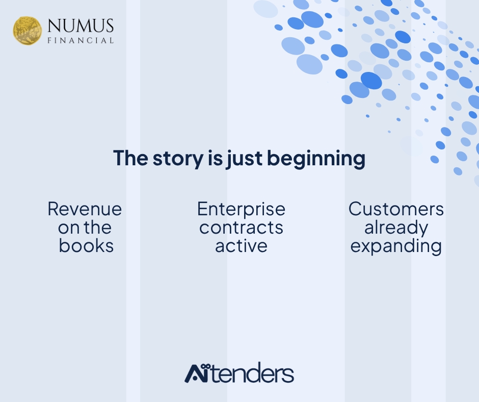 NumusFinancial's tweet photo. Aitenders is preparing for its anticipated public listing on the CSE. 

Active contracts. Recurring revenue. Customers already expanding. 

The listing makes that story visible to a wider market.  

https://t.co/ksvgxw9ujw

#EnterpriseAI #ConstructionTech https://t.co/fYgC5QmiAQ