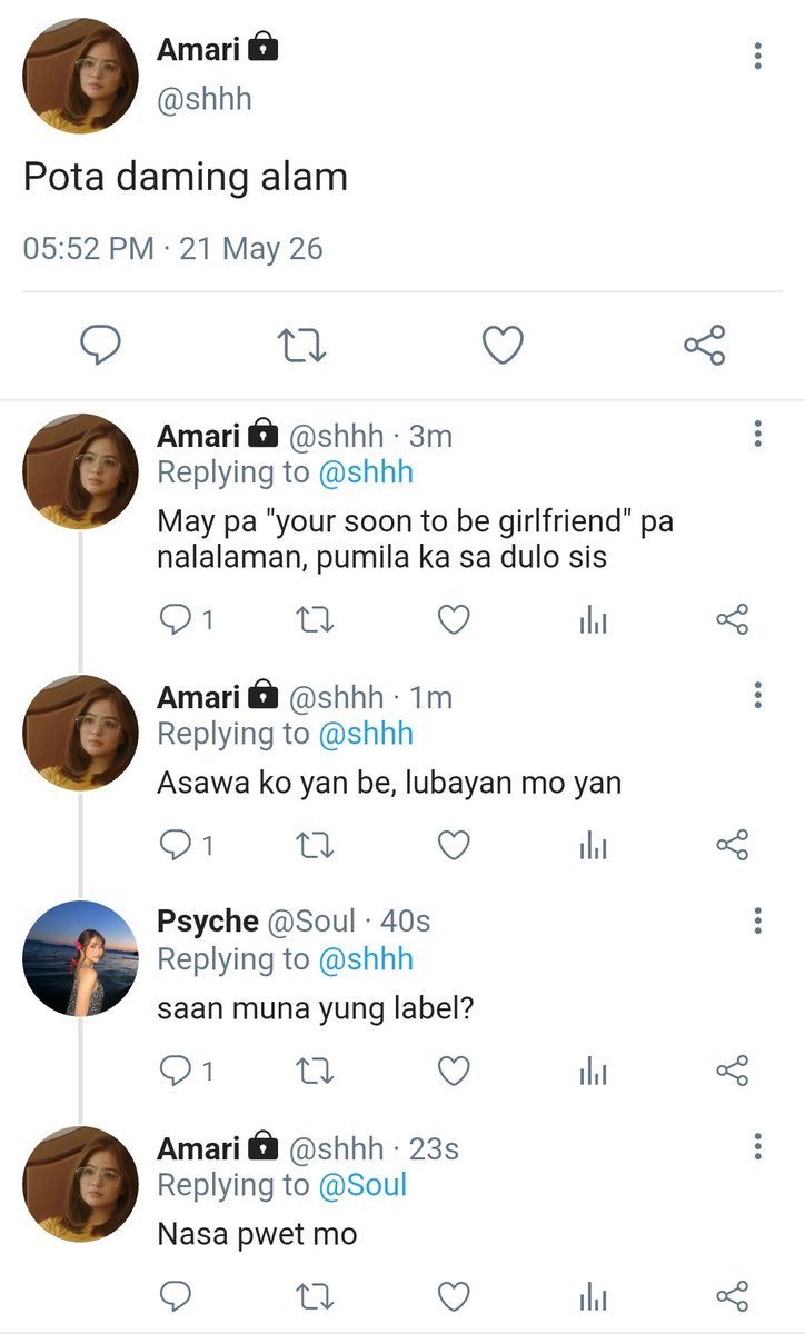 aviannacyz's tweet photo. Behind the confession wall 🧱💬 
A #WilBea one 🥃 au.

Characters: Bea as Amari, Wilbert as Renzo, Aubrey as Psyche, Heaven as Vallerie, Lance as Karlo. (Pls ignore wrong grammar's and typos)

#WilBea #AlternativeUniverse https://t.co/Oll65GwpsX
