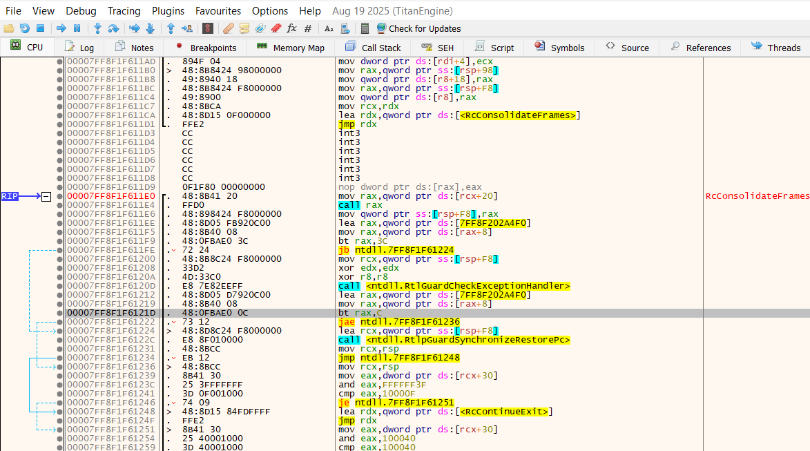 FractalFrame_'s tweet photo. We published a deep dive into breaking modern Windows memory mitigations through NTDLL internals.

The post explores a working chain to bypass CFG/CET in Windows 11, and shows how Windows 11 security should be stepped up.

Write-up below

https://t.co/ZTwMvQnt4U https://t.co/jpAeHfBDJK