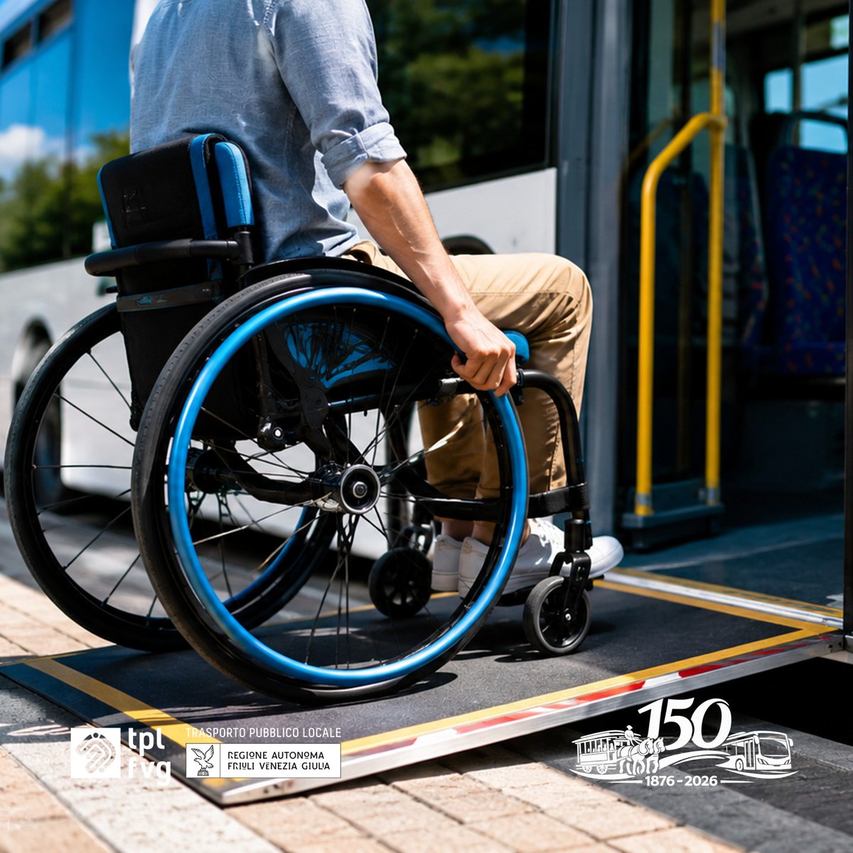 tplfvg's tweet photo. ♿ In Friuli Venezia Giulia le persone con disabilità o invalidità che possiedono i requisiti previsti dalla normativa regionale possono acquistare un abbonamento annuale Tpl Fvg a tariffa agevolata.

ℹ️ Info e modalità di richiesta: https://t.co/8PY5Ri9VwS https://t.co/fq2F186XOH