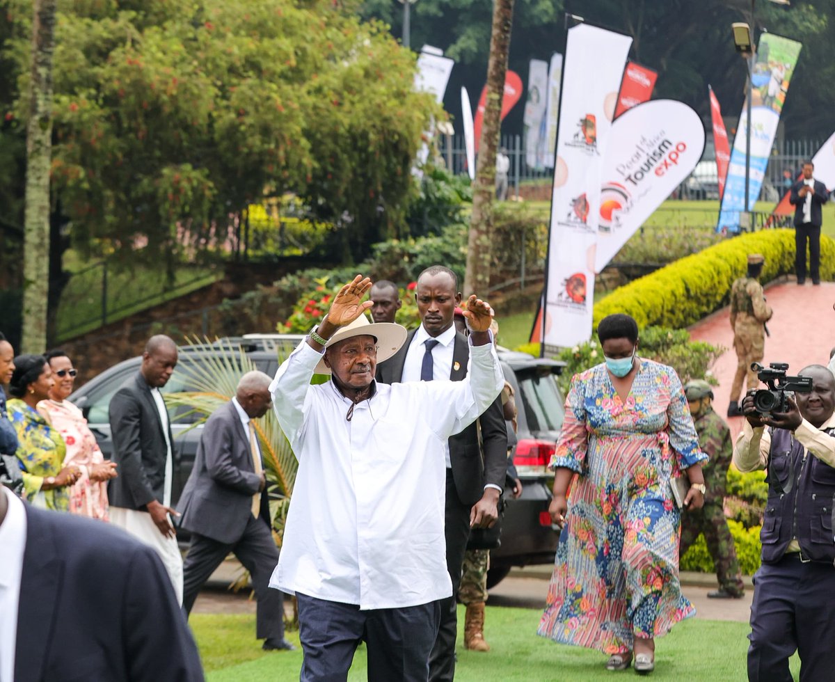 TourugApp's tweet photo. President Museveni says "Regarding Ebola, there is no cause for alarm and Uganda is applying targeted measures and continuing to work scientifically to keep people safe while keeping our economy open."

 #POATE2026 https://t.co/W8R0Y5wnaL