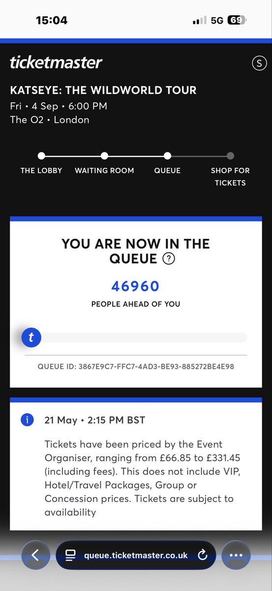 spop1984's tweet photo. @KATSEYEBASE Queue at 3pm and only got down to just under 40k people after 20 minutes for the o2 Friday https://t.co/VRZKLGYL61