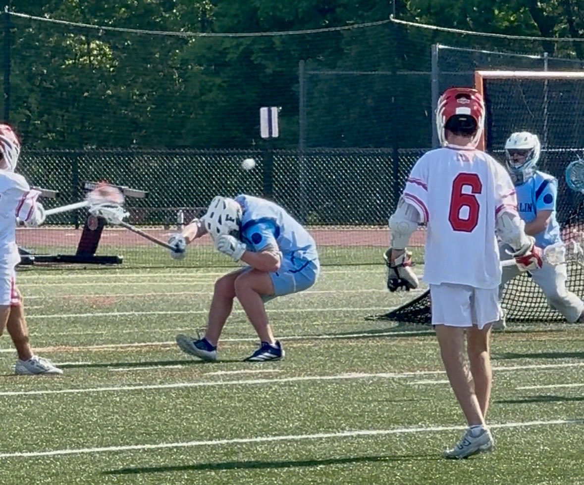 FranklinHSLax's tweet photo. The shot and Dean’s save https://t.co/Y9VQB54F4G