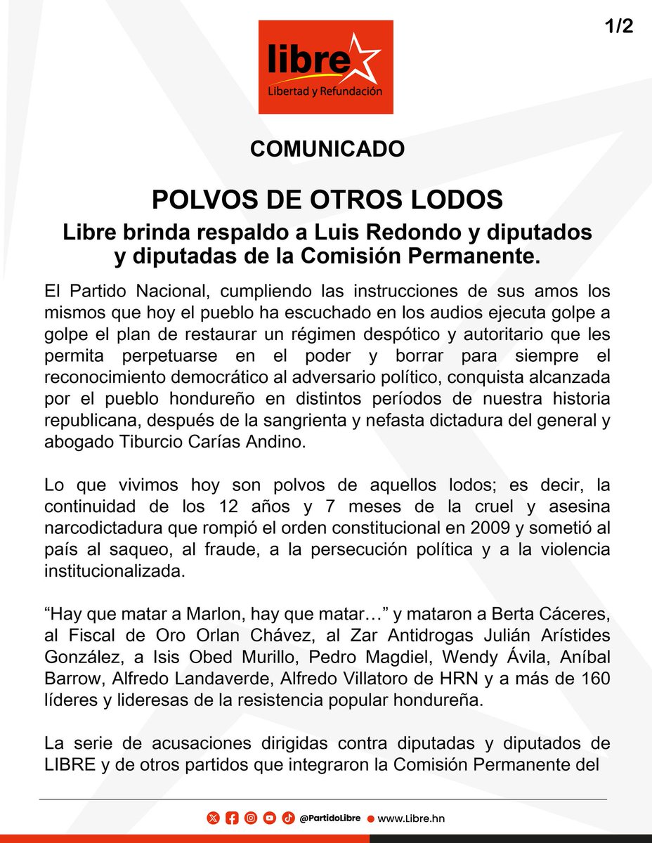 Bancada Libre tweet media