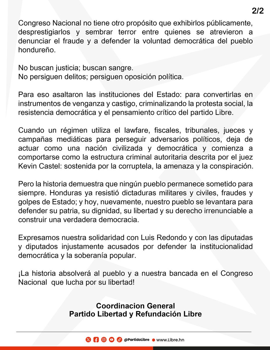 Bancada Libre tweet media
