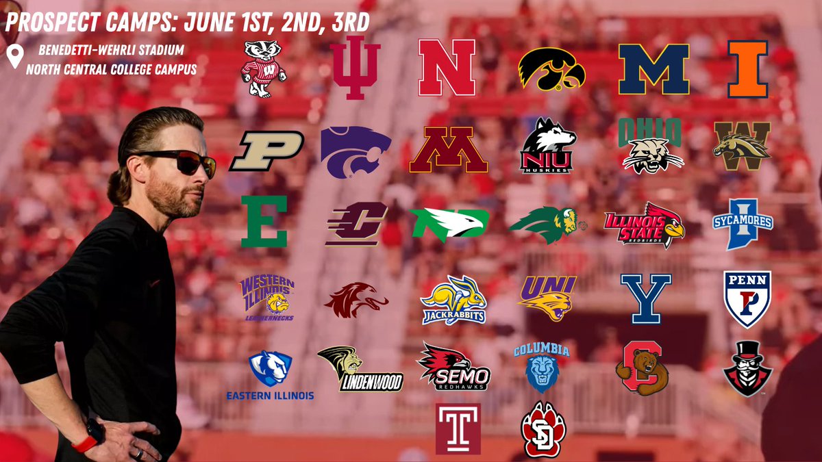 CoachDierking's tweet photo. 11 Days out from NC Football Camps! More teams are on board, yesterday we added @GovsFB @Temple_FB @SDCoyotesFB . 32 D1 schools and counting 🏈

Registration Link: https://t.co/OzL9yb7hea https://t.co/ykPnVIA4l1