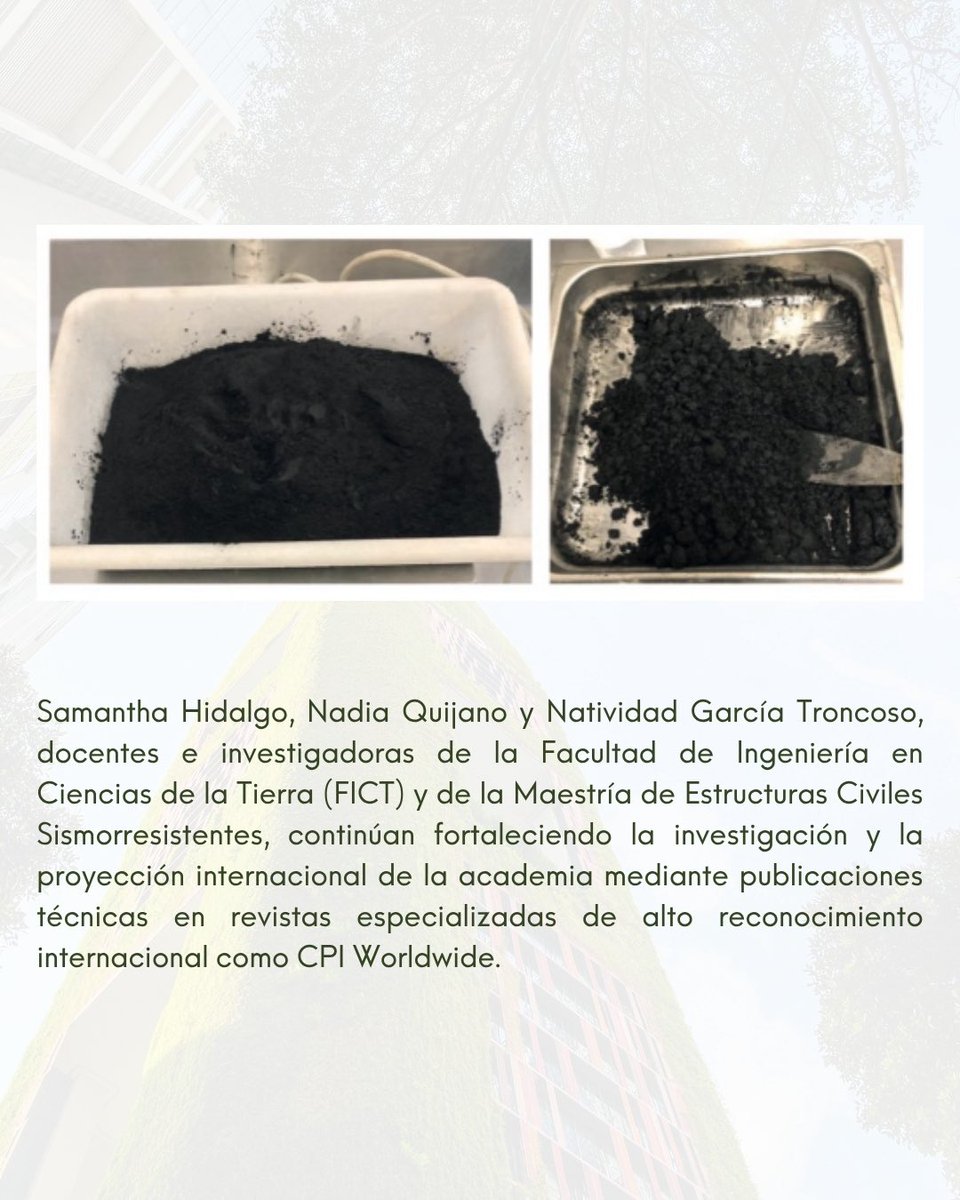 Facultad de Ingeniería en Ciencias de la Tierra tweet media