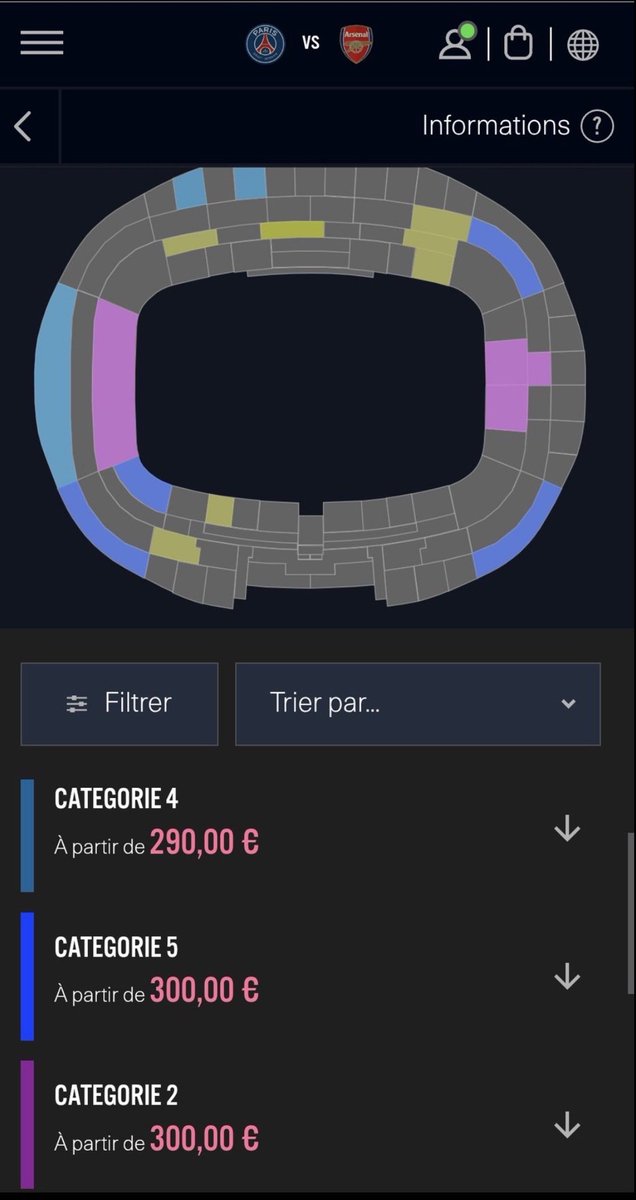 Infos Paris Billetterie tweet media