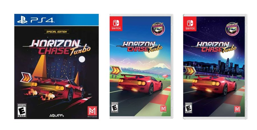 Horizon Chase Turbo Nintendo Switch [Day & Night Cover] reprints