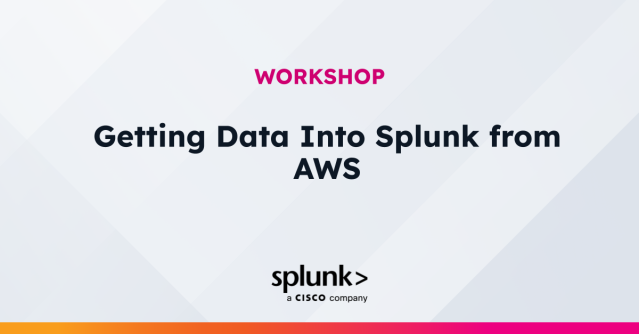pawlyshyn's tweet photo. Scaling data ingestion can be complex. Join our upcoming Splunk + AWS Immersion Day to master the essentials—from the Splunk Add-on for AWS to Firehose and custom Lambda functions. We’ll cover the best practices you need to scale your insights with... https://t.co/eao9f3NbeF https://t.co/DyYPuZwgtL