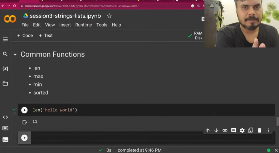 AnuragSaini03's tweet photo. Day 60 of #100DaysOfCode 🚀
Learned common & useful functions in Python 🐍
Practiced coding to understand their use 💻📈
#Python #Day60 #CodingJourney https://t.co/sIalc49fPl
