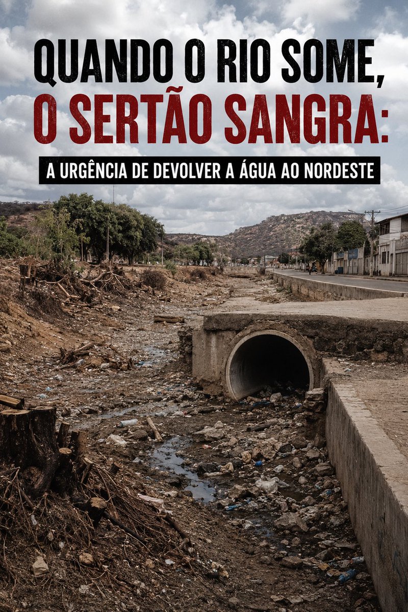 MarceloRodrgues's tweet photo. Nosso artigo da semana:

Quando o rio some, o sertão sangra: a urgência de devolver a água ao Nordeste https://t.co/ykO9YKeqCC https://t.co/Dn8ZJfQU19