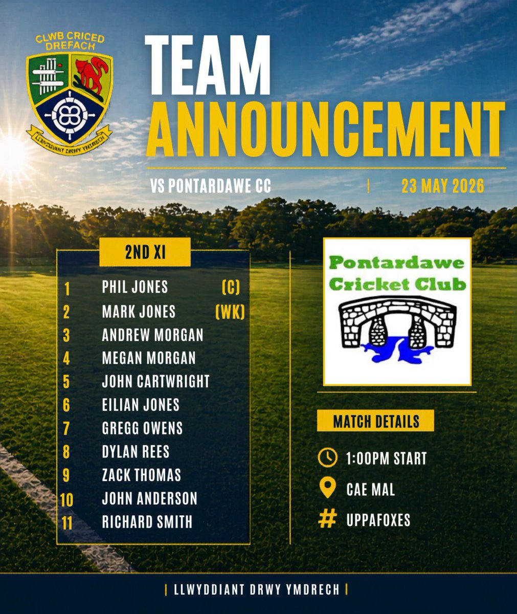 Drefach Cricket Club tweet media