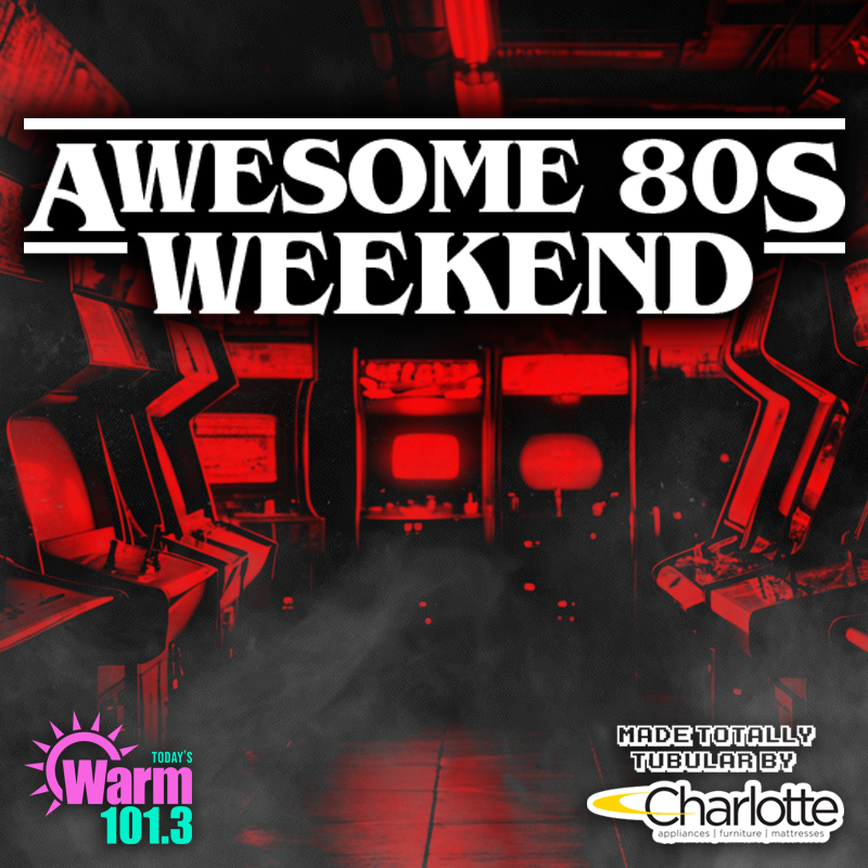 warm1013's tweet photo. It wouldn't be the unofficial start of summer, without our Awesome 80's Weekend, made totally tubular by @charlotteappliance !
Have an 80's request?  Text it now to 585-222-1013
#Awesome80s #80s #CharlotteAppliance https://t.co/53q30pzfpS