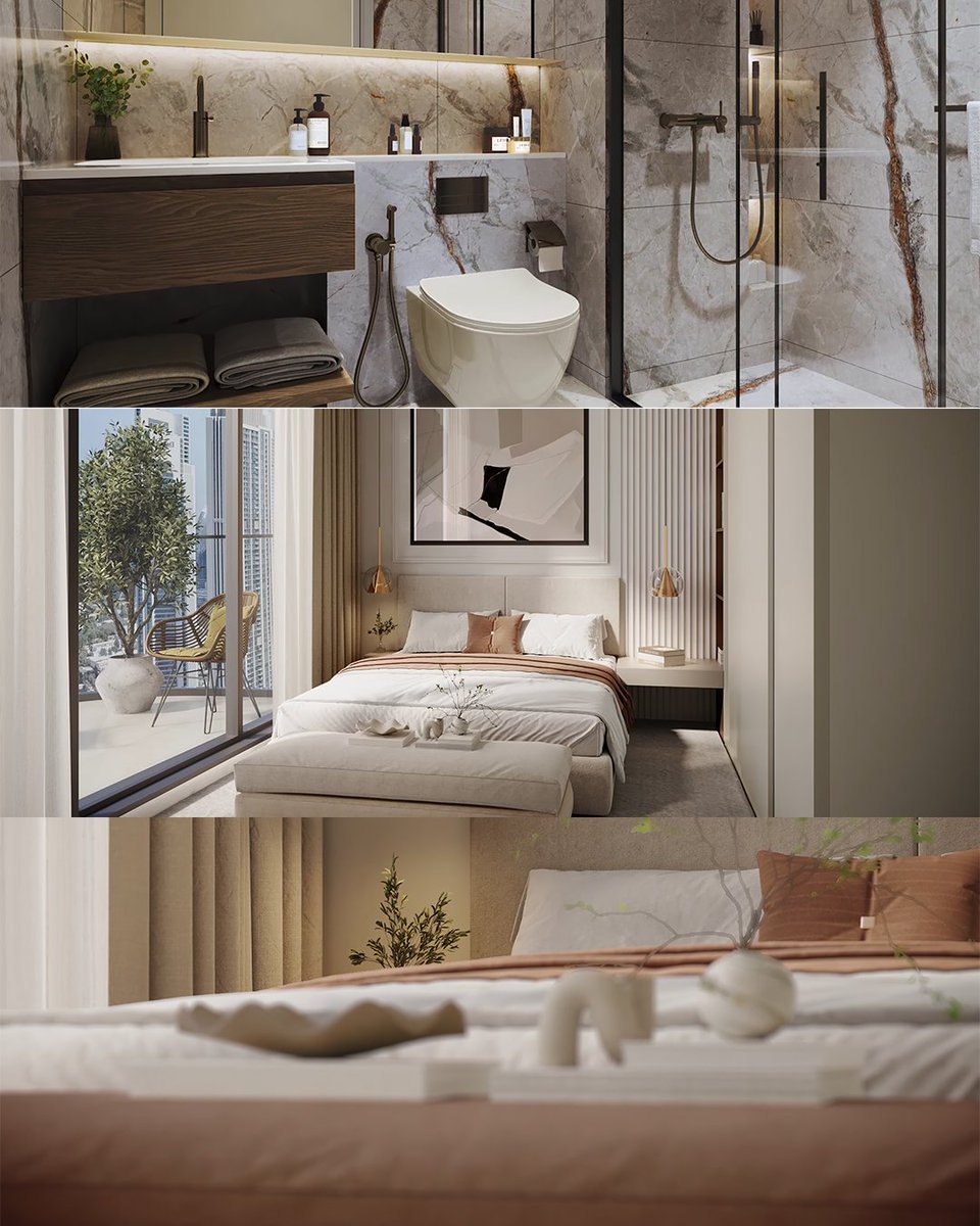 ElipseStudio's tweet photo. Sharing a few still frames from our recent 3D interior visualization project for Emerald Residency ✨

Focused on realistic lighting, materials, atmosphere, and modern architectural aesthetics.

#ArchViz #InteriorDesign #3DArt #CGI https://t.co/qQUFmsPtBS