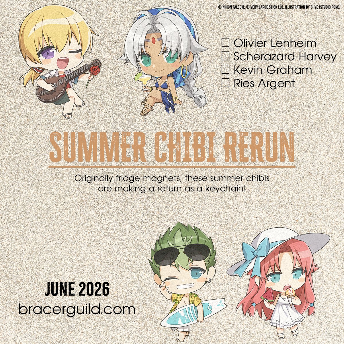June 2026 Preview! Official Summer Chibis are making a return! Trails ...