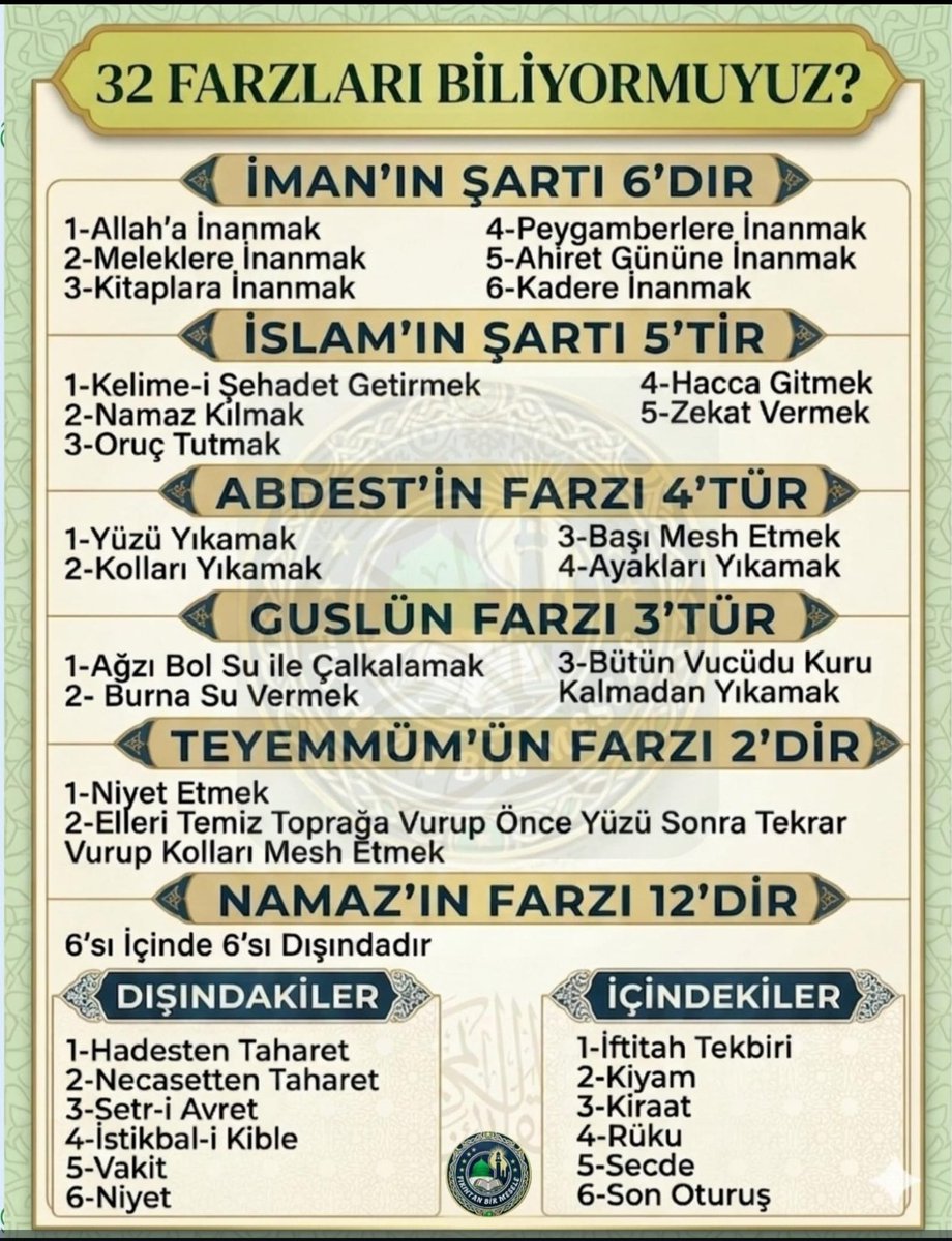 SerdarMercan54's tweet photo. 32 Farz https://t.co/NIS1aOqgmy