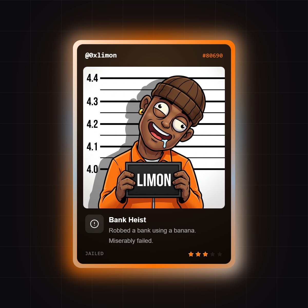 0xlimon's tweet photo. i'm waiting at #80690

@Jaileddotfun launching soon

[ drop your card below👇] https://t.co/JEJsaZv4HS