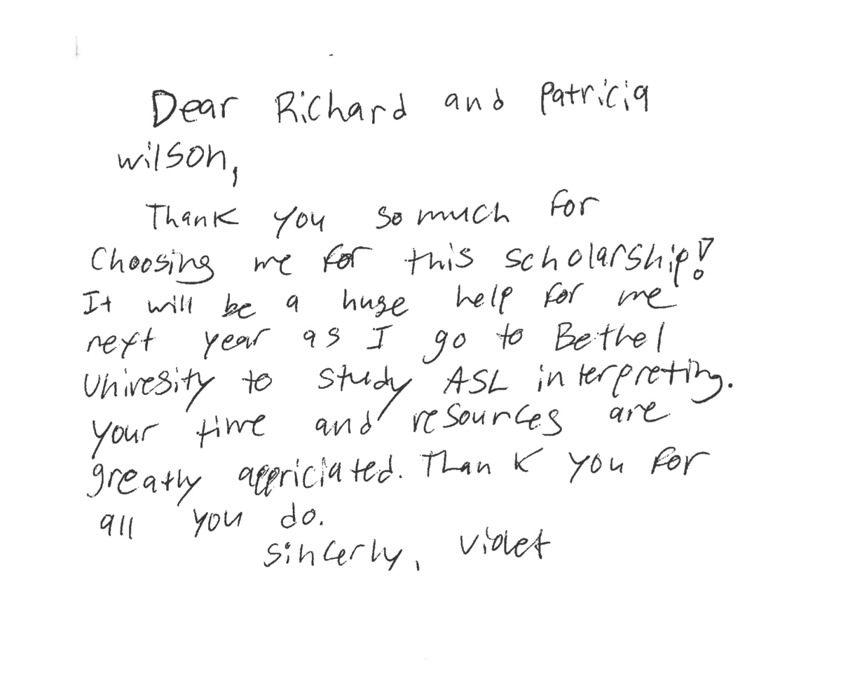 SWilsonPilot's tweet photo. I am involved in the selection for my parents' memorial scholarships at their respective public high schools.  As the first teacher for the deaf at FWCS, my mother would have loved that one of this year's recipients is continuing their education in American Sign Language (ASL). https://t.co/hvt30r3re0