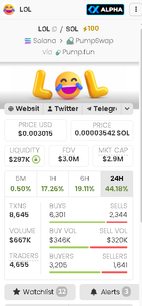 Solpumpfun01's tweet photo. $LOL is making noise on Solana ๐๐ฅ
๐ Donโt fade the meme wave
๐ Strong community vibes
โก Potential moonshot loading
๐ CA: 34q2KmCvapecJgR6ZrtbCTrzZVtkt3a5mHEA3TuEsWYb
#SOL #Memecoin #Crypto #Solana #LOLcoin ๐ https://t.co/VoGvdD7BNK