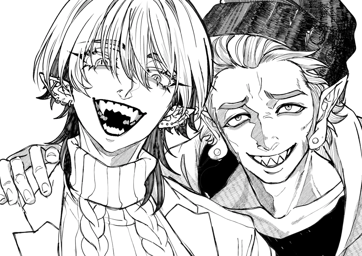 #あなたの癖を詰め込んだ最高の男性を見せてください
白髪、長身、入れ墨、童顔、トリックスター、人外。 
