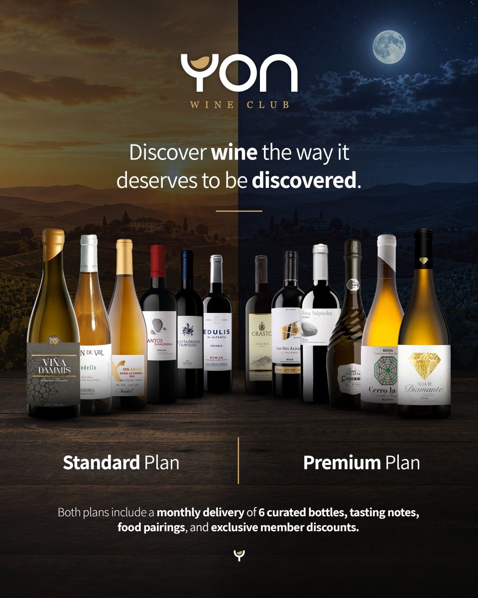 yon_wine's tweet photo. 🍷 Yon Wine Club is a curated monthly subscription for wine lovers looking to explore exceptional wines from home.

Want to learn more about Yon Wine Club?
Visit the link in our bio to explore the full experience.

#YonWine #WineClub #WineSubscription #WineDiscovery https://t.co/rDv8VXne4u