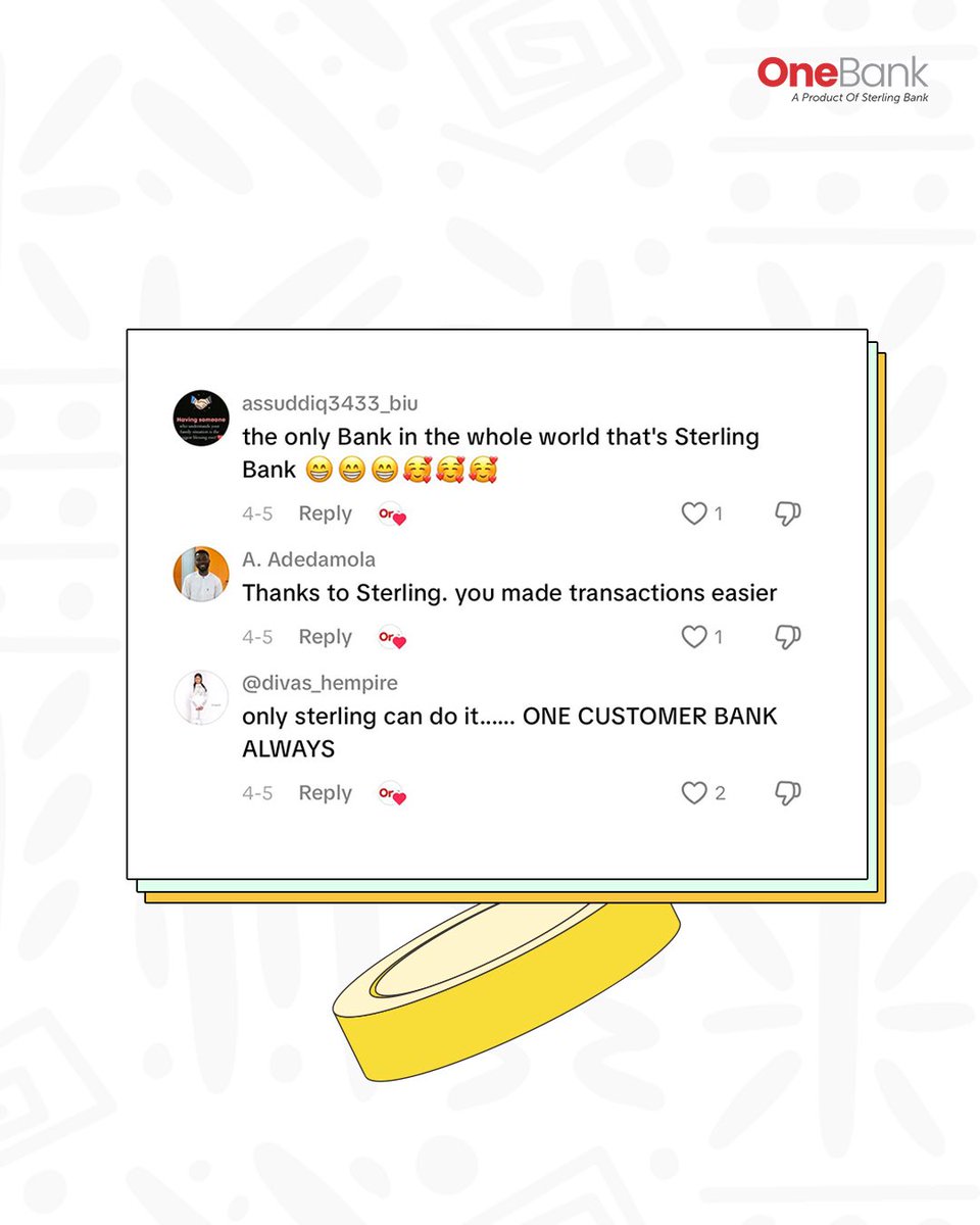 OneBankNG tweet media