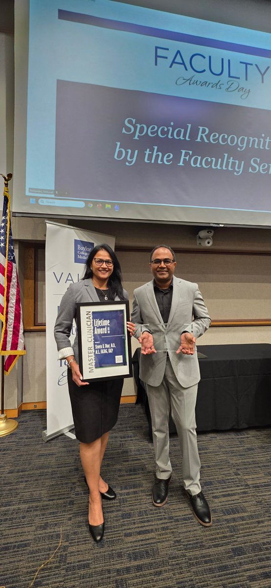 bcmgenetics's tweet photo. Congratulations to Dr. Chaya Murali (@chayasays) on her Early Career Faculty Award for Excellence in Patient Care and Dr. Shweta Dhar on her Master Clinician Award! https://t.co/SsGNtgPhx2