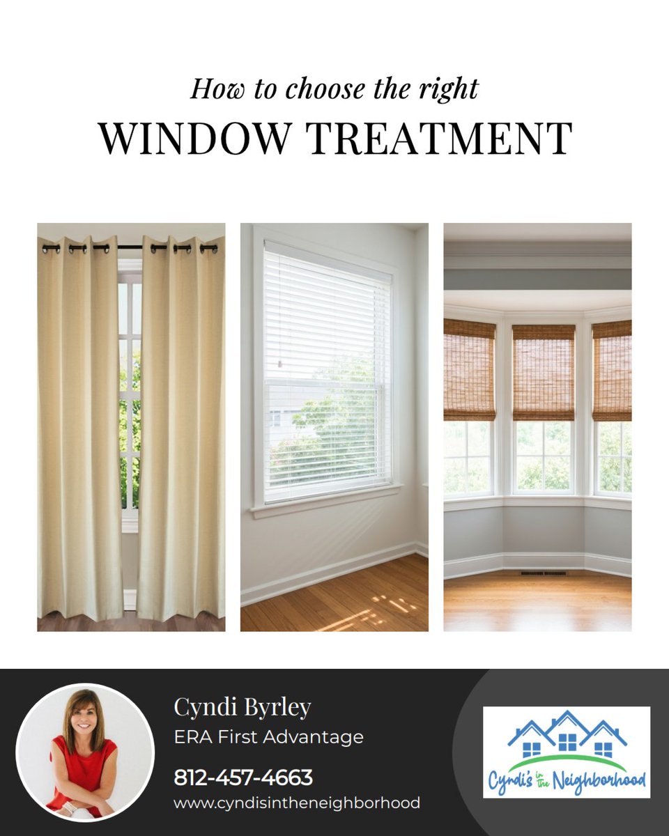 CByrley's tweet photo. Choosing window treatments? 🪟✨

1️⃣ Think function—privacy, light, insulation
2️⃣ Skip overly bold or dust-trapping materials
3️⃣ Choose what fits your home—not just trends

Pick something that’s both practical and beautiful—you’ll see it every day.

#sellwithcyndi https://t.co/FOaWC06qXm