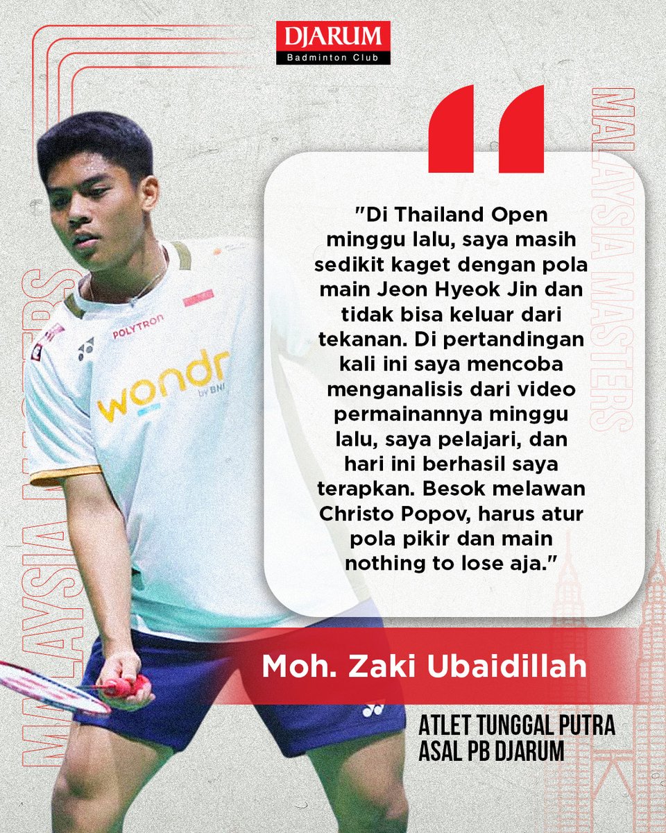 PB Djarum tweet media