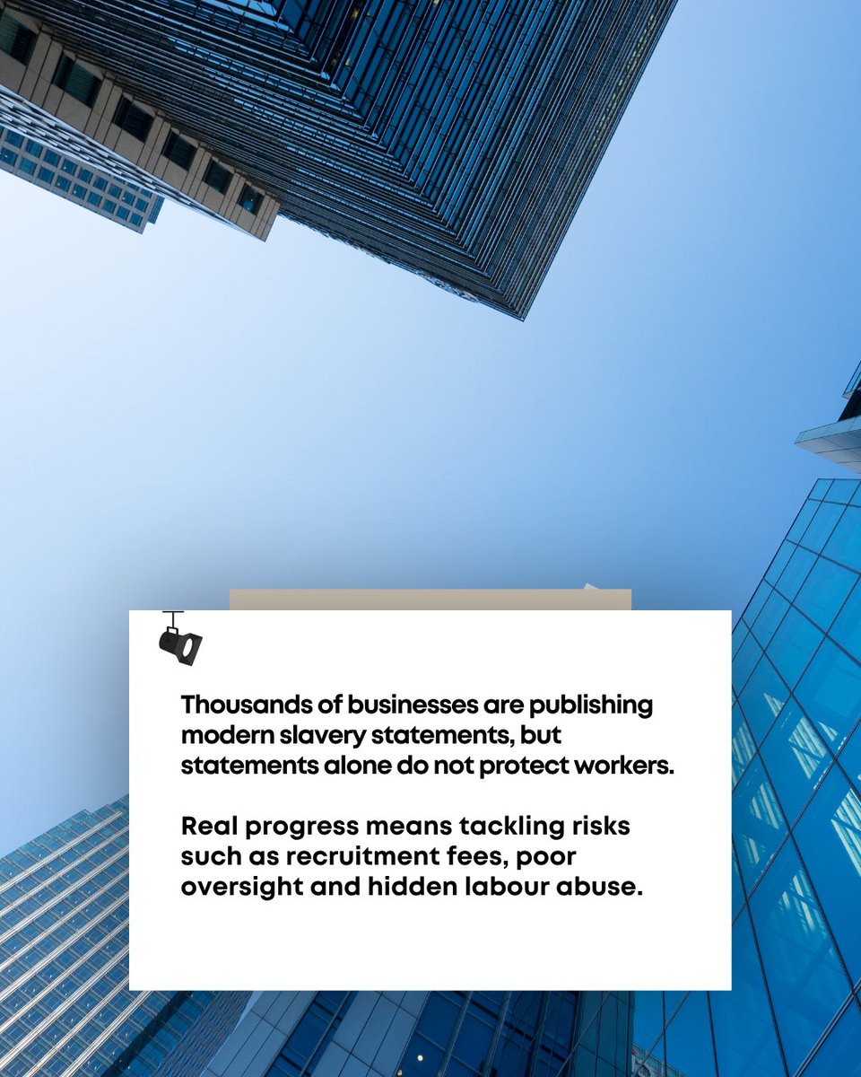 StepwellA's tweet photo. #Statements matter, but they are only the starting point. 

Real #progress depends on what businesses do next: identifying #risks, improving #oversight and taking #practical steps to prevent #exploitation across operations and supply chains.

At @StepwellA, we help #organisations turn commitments into #action through advisory support, practical tools and tailored guidance that strengthen systems, build confidence and support better outcomes for workers.

To learn more about our work, get in touch.

#ModernSlavery #EthicalBusiness #LabourRights #SupplyChains #StepwellAlliance
