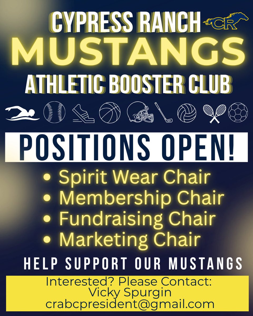 Cypress Ranch Athletic Booster Club (CRABC) tweet media