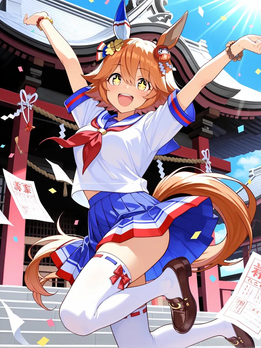 365誕生日キャラアートチャレンジ 5月22日ハピバ マチカネフクキタル