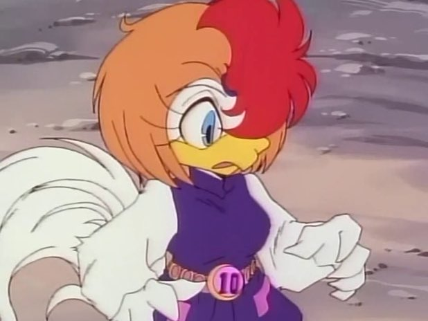 British_Pear's tweet photo. @GoferInsane Bit of an obscure one but Tart from Eto Rangers could look cute with a pregnant tummy

She *is* the chicken spirit so... :> https://t.co/DkWvYcRuaO