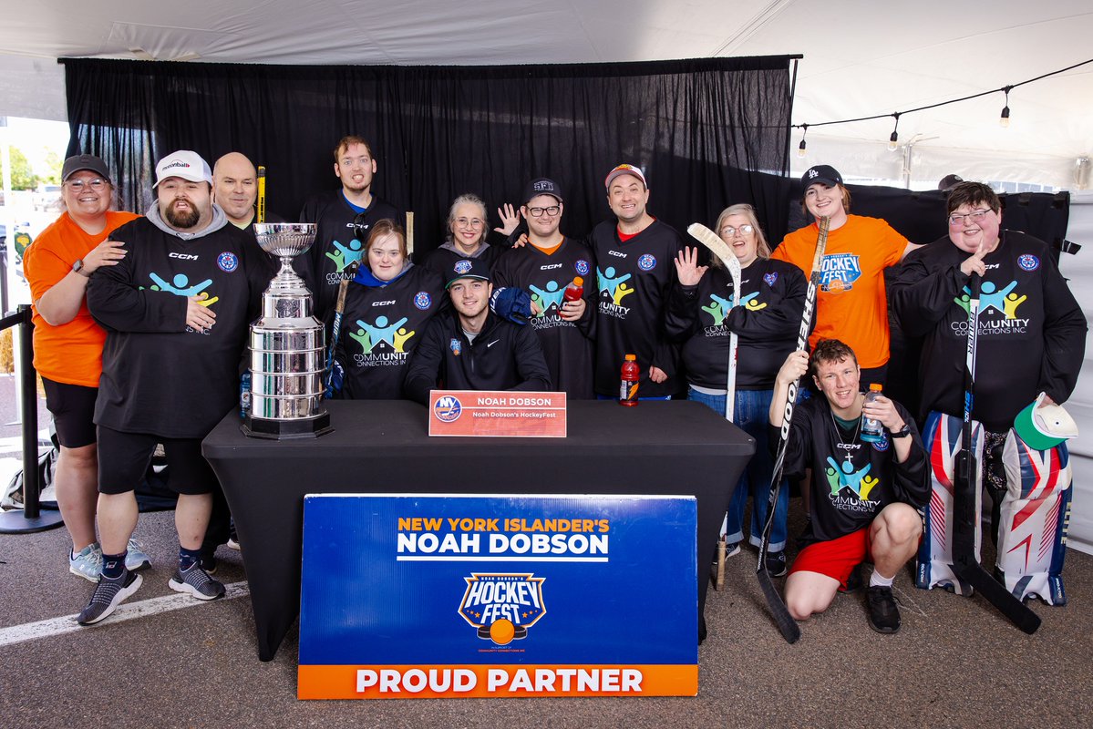CUPEvents's tweet photo. 🤝 Noah Dobson's HockeyFest has raised $55,000 for Community Connections Inc, which helps 150+ clients with disabilities in Summerside!

Register for NDHF 2026 in the Community Connections division today!

✍️ https://t.co/8Fp1r7r3Fr

#NDHF26 | #SETS | @exploresside https://t.co/kvMrK4g31n