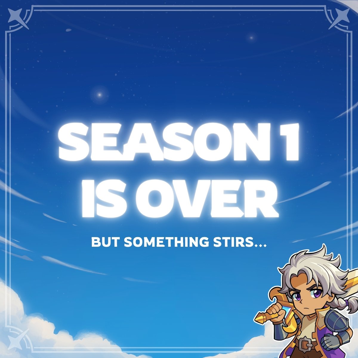 pocketknights_'s tweet photo. THAT’S ALL KNIGHTS! ⚔️

Season 1 of Pocket Knights is officially over.

Final Prize Pool: $1,829 USDSC

Top Knight, Ivory Herald 49, took home over 300 USDSC - congratulations!

but, fellow knights, something darker is stirring…

it’s time to prepare for Season 2 👀 https://t.co/7111uhsrY6