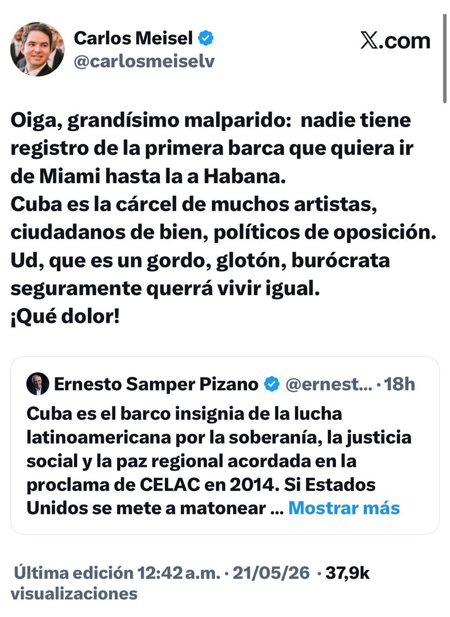 María José Pizarro Rodríguez tweet media