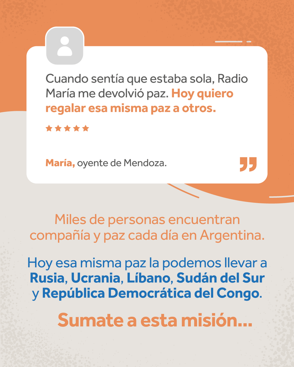 Radio María Arg tweet media