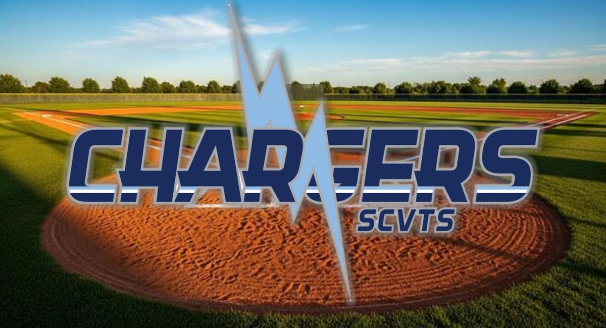 SCVTS's tweet photo. Here's the Salem Tech Sports Schedule for Thursday, May 21, 2026...

⚾Baseball @ Gloucester Christian, 4 p.m.
🥎Softball @ Camden Tech, 4 p.m.

#GoChargers⚡ https://t.co/AWzuThAMRI