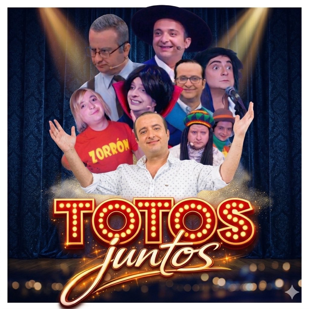 ToToAcToR's tweet photo. Hoy TOTOS JUNTOS en Palermo Teatro Bar a las 22:00 hrs. Entradas por Comedia Ticket. https://t.co/7abLkSr6Yt