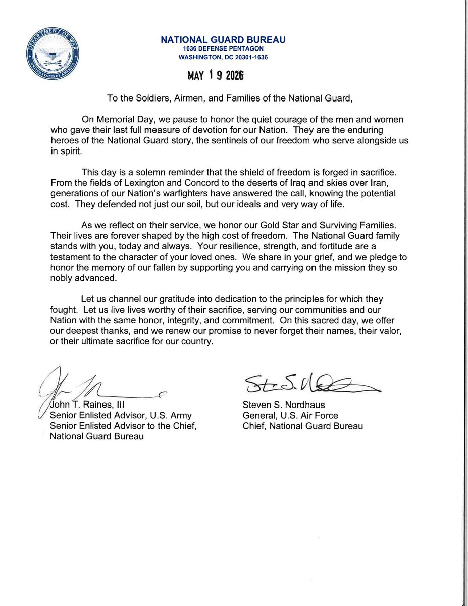 Gen. Steven Nordhaus tweet media