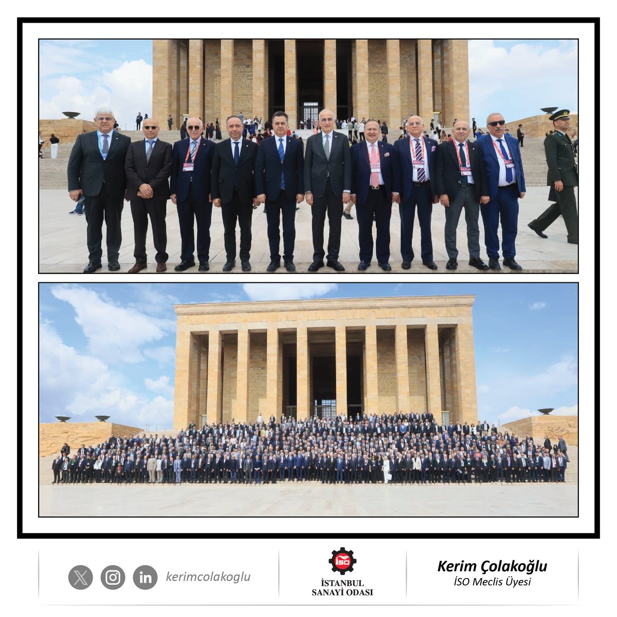 kerimcolakoglu's tweet photo. TOBB 82. Genel Kurulu’na katılım sağlayarak iş dünyamız adına önemli istişarelerde bulunduk. Genel Kurul kapsamında Anıtkabir’i ziyaret ederek Gazi Mustafa Kemal Atatürk’ün huzurunda saygıyla bulunduk.  Genel Kurul’un ülkemiz ve iş dünyamız için hayırlı olmasını diliyorum. https://t.co/TvoEzfAdF5