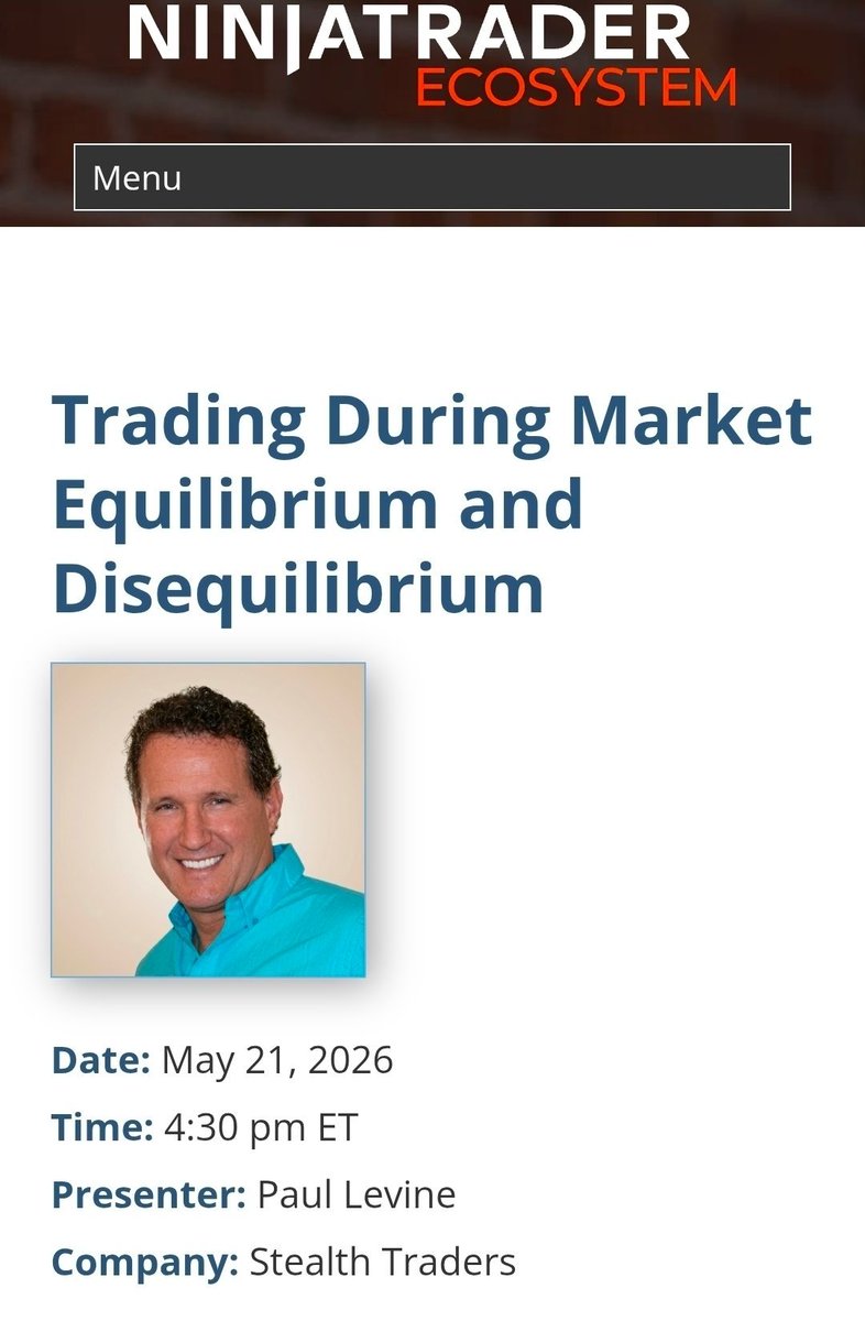 StealthTraders's tweet photo. Equilibrium Creates Setups. Disequilibrium Creates MomentumLearn to spot chop &amp; optimize on trend 
https://t.co/hq5LdxYTD4
#ES #MES #spy #nq #mnq https://t.co/GZjcQtUGpC