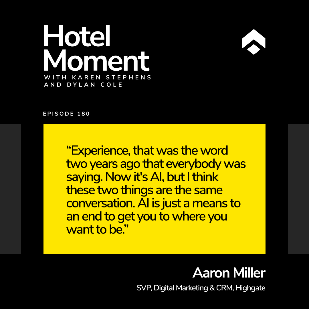 revinate's tweet photo. Hotels are moving fast on AI. Guests are still booking on feel.

AI may change how travelers search, plan, and book, but it can’t replace the feeling of a great hotel stay.

The brands pulling ahead are using AI to sharpen discovery, personalization, and ops — so their teams can spend more time on the parts guests actually remember.

Listen to the latest episode:
Apple Podcasts: https://t.co/K1EqoiWeEQ
Spotify: https://t.co/KrJJn1pizy
YouTube: https://t.co/DEkf8UjwVz