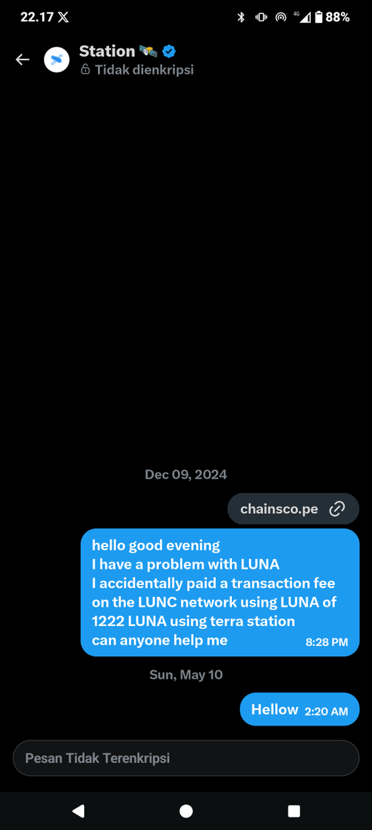 cus_em's tweet photo. @StationWallet Even a year has passed and my message has not been replied to at all, maybe not even read.
And maybe I will be blocked soon 😂😂 https://t.co/MfF7hLWvJ8