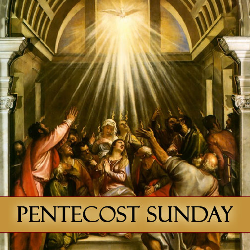 CatholicActions's tweet photo. Happy #Pentecost Sunday! 🔥🕊️

Come, Holy Spirit, fill the hearts of Your faithful and kindle in them the fire of Your love. https://t.co/PSjfB5DFM1