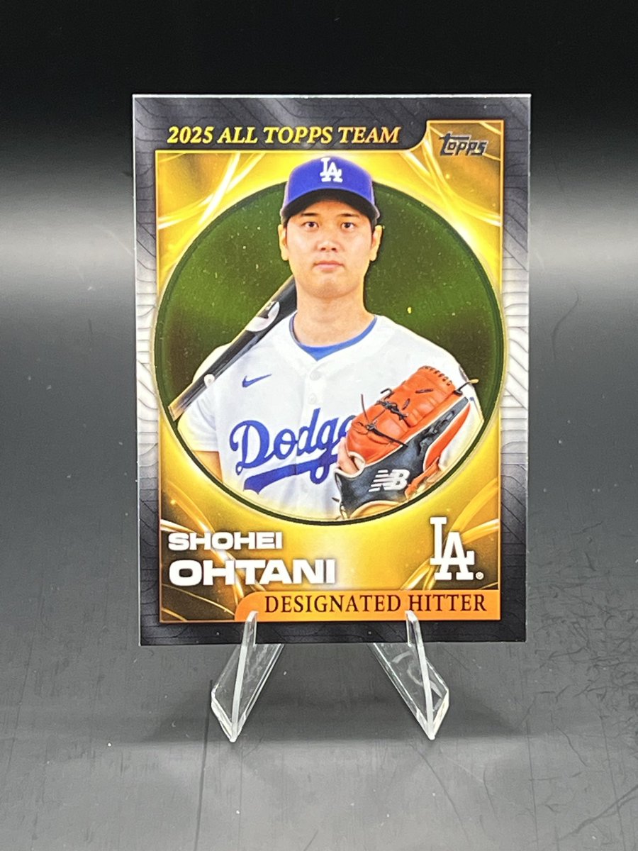 CardsByJed's tweet photo. 🚨 GIVEAWAY ALERT 🚨 

Follow and repost for a chance to win this Shohei Ohtani 2025 All Topps Team card!

Winner will be announced Sunday at 8:30 PM CT. https://t.co/3WkQoYzPF2