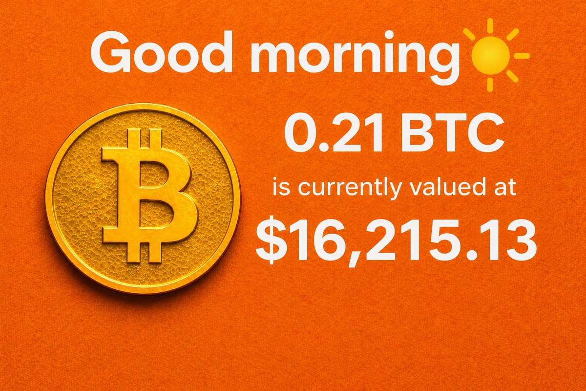 Steadfast_Forge's tweet photo. 0.21 #Bitcoin https://t.co/qafUS8ZuYo