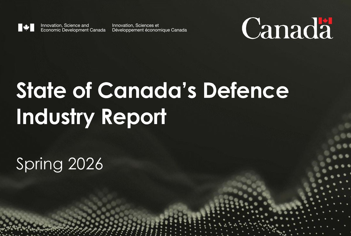 ISED_CA's tweet photo. Canada’s defence industry continues to show strong growth and innovation.

The latest edition of the State of Canada’s Defence Industry Report was released today.

Explore the highlights: https://t.co/LIu3CjG3XF

@CadsiCanada https://t.co/Dre1ry8m5f